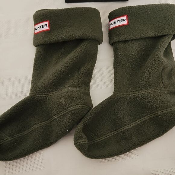 Hunter Kid's Welly Sock Green 11-13 - Picture 12 of 16